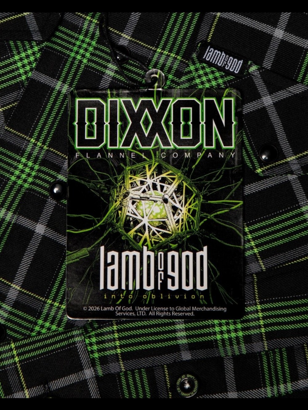 Dixxon Lamb Of God Flannel Men's Size L - Picture 2 of 4